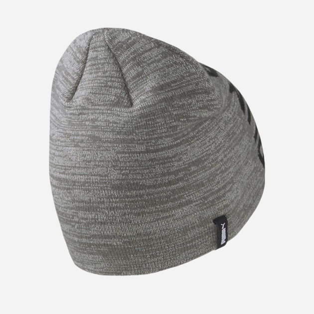 Czapka beanie Puma Ess Classic Cuffless Beanie 02343305 Szara (4064533036352) - obraz 3