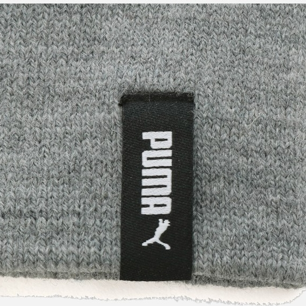 Czapka beanie Puma Ess Classic Cuffless Beanie 02343305 Szara (4064533036352) - obraz 7