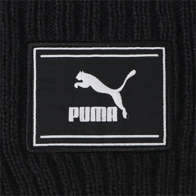 Шапка біні Puma Prime Ws Cuff Trend Beanie 02405601 Чорна (4065449744324) - зображення 5