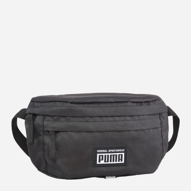 Сумка поясна тканинна Puma Academy Waist Bag 7993701 Чорна (4099683458839) - зображення 1