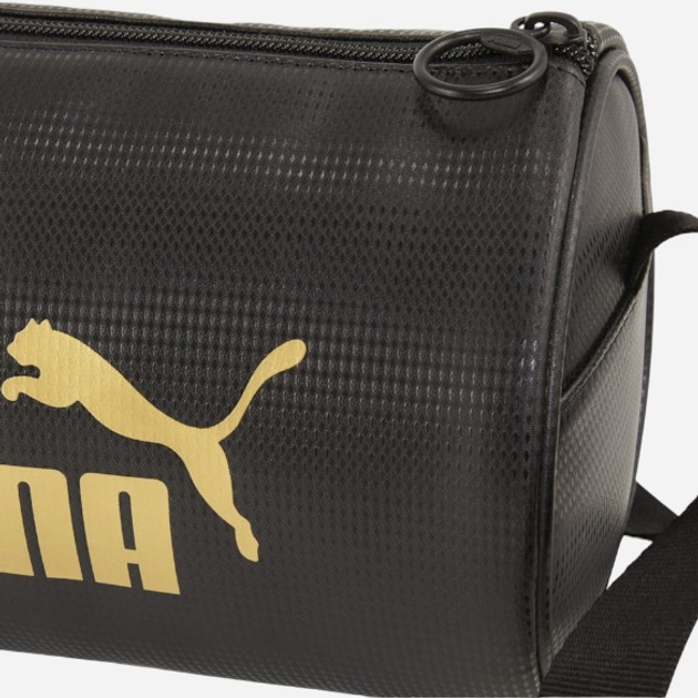 Torebka crossbody sportowa damska Puma Core Up Barrel Bag 09028101 Czarna (4099685695782) - obraz 3