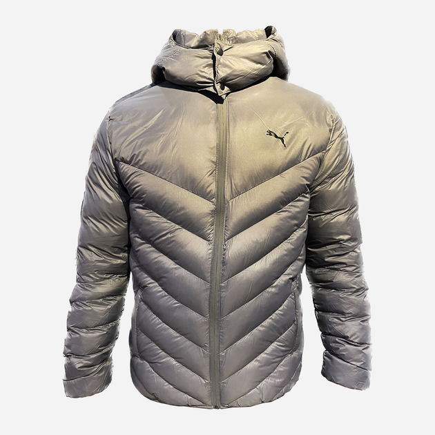 Kurtka zimowa męska krótka Puma Winter Jacket 53885715 XL Szara (4065451882342) - obraz 1