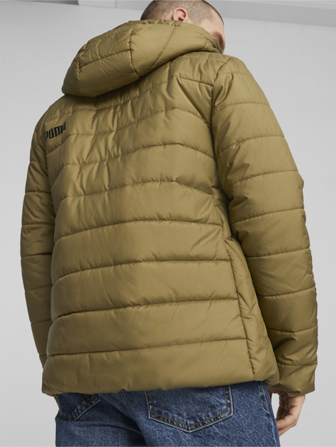 Kurtka przejściowa męska z kapturem Puma Ess Hooded Padded Jacket 848938-93 XS Brązowa (4099684039730) - obraz 2