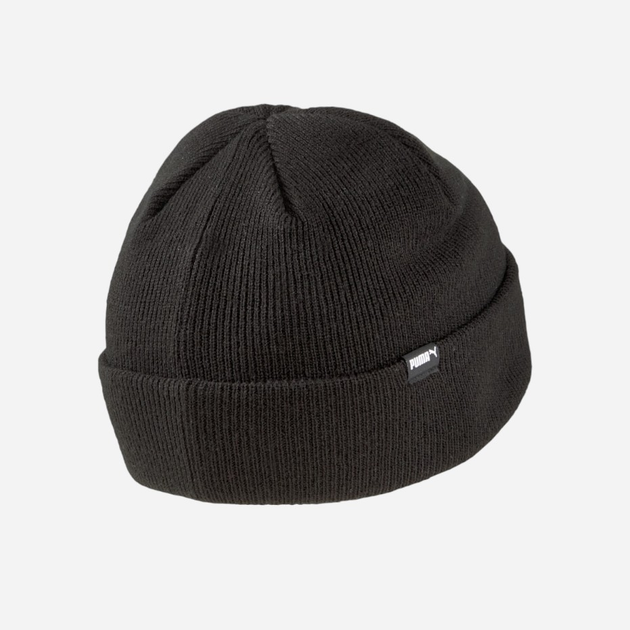 Шапка біні Puma Classic Cuff Beanie Jr 2346201 Чорна (4064533036925) - зображення 2