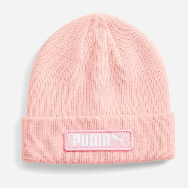 Dziewczęca przejścowa czapka beany Puma Classic Cuff Beanie Jr Peach 2346205 Różowa (4099683456583) - obraz 1