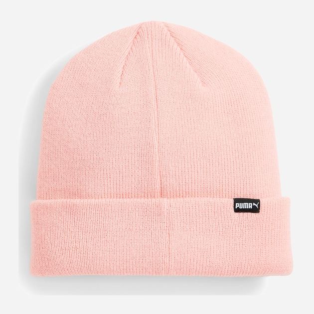 Dziewczęca przejścowa czapka beany Puma Classic Cuff Beanie Jr Peach 2346205 Różowa (4099683456583) - obraz 2