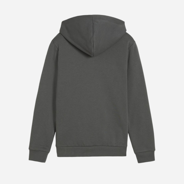 Młodzieżowa bluza z kapturem ocieplana chłopięca Puma Ess Big Logo Hoodie Fl B 58696560 170-176 cm Ciemnoszara (4099685595921) - obraz 5