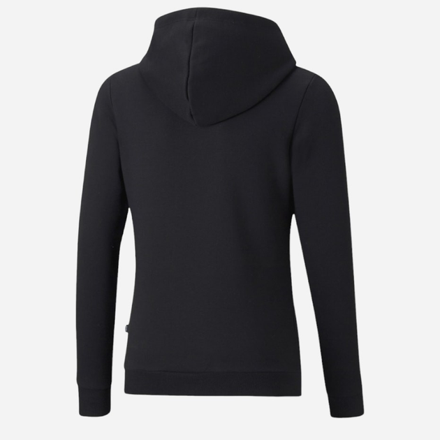 Młodzieżowa bluza z kapturem ocieplana dziewczęca Puma Ess Logo Hoodie Fl G 587031-01 140 cm Czarna (4063697161368) - obraz 2