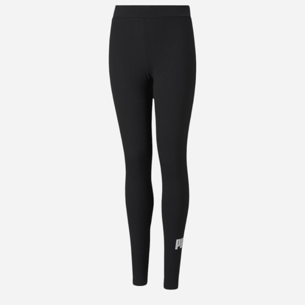 Підліткові спортивні лосини для дівчинки Puma Ess Logo Leggings G 58703501 152 см Чорні (4063697162310) - зображення 1