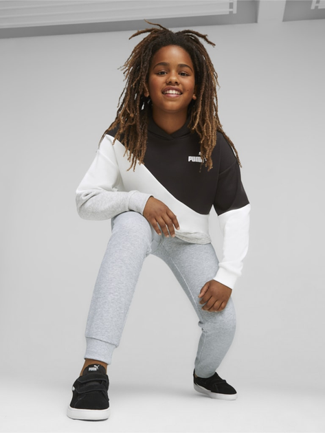 Młodzieżowe spodnie dresowe dla dziewczynki Puma Ess Sweatpants Tr Cl G 58703704 134-140 cm Jasnoszare (4063697160903) - obraz 3