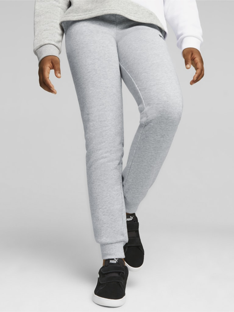 Підліткові спортивні штани для дівчинки Puma Ess Sweatpants Tr Cl G 58703704 152 см Світло-сірі (4063697160910) - зображення 1