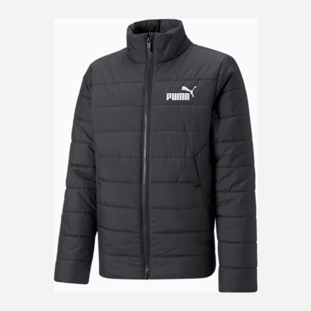 Підліткова демісезонна куртка для хлопчика Puma Ess Padded Jacket 84985701 140 см Чорна (4064537658956) - зображення 1