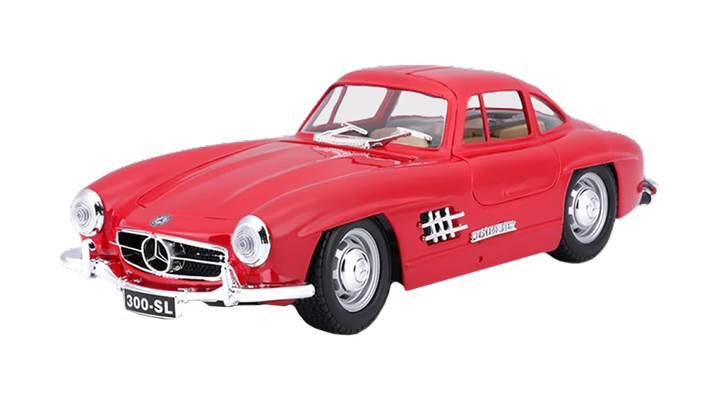 Машинка Bburago 1954 Mercedes-Benz 300 SL 1:24 Red - изображение 2
