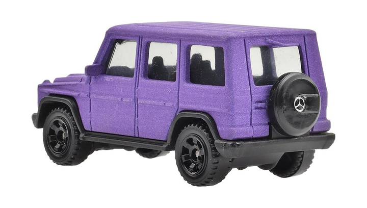Тематична Машинка Matchbox Mercedes-Benz G 550 Germany 1:64 GWL49/HPC57 Purple - зображення 6