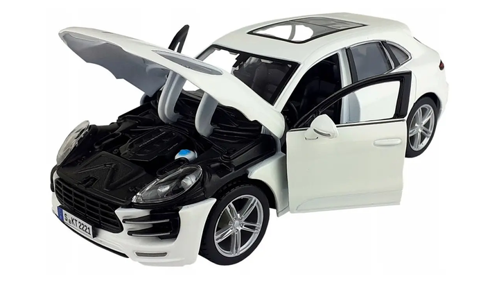 Машинка Bburago Porsche Macan 1:24 White - изображение 4