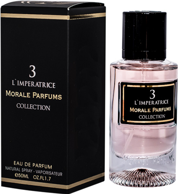 Парфумована вода для жінок Morale Parfums 3 L'Imperatrice 50 мл (3569488791277/4820269862654) від Rozetka на платформі USKIDKA Акція на Парфумована вода для жінок Morale Parfums 3 L'Imperatrice 50 мл (3569488791277/4820269862654) від Rozetka