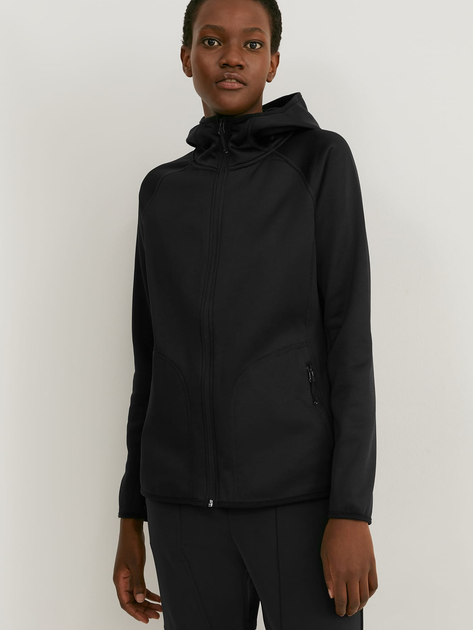 Спортивная кофта женская C&A FL2144000-Black S Черная (DN4000031461801) 