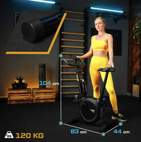 Велотренажер Trex Sport TX-350MB RIZE магнитный черный - изображение 5
