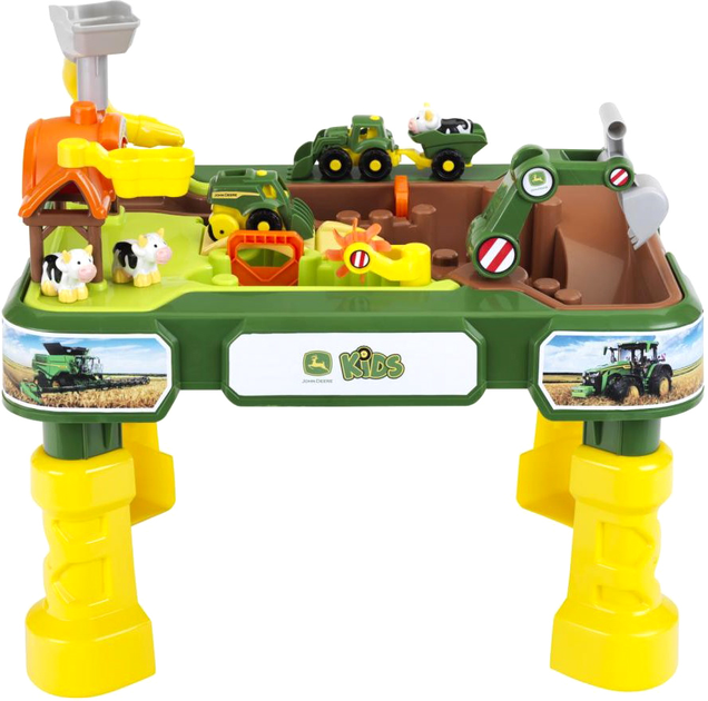 Ігровий стіл Klein 2 в 1 John Deere Farm (4009847039484) - зображення 3