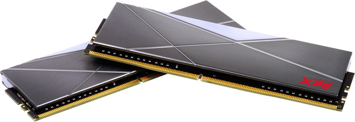 Pamięć ADATA DDR4-3200 16384MB PC4-25600 (Kit of 2x8192) XPG Spectrix D50 RGB Tungsten Gray (AX4U32008G16A-DT50) - obraz 2