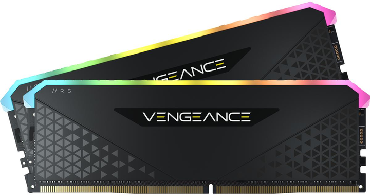 Pamięć Corsair DDR4-3600 32768MB PC4-28800 (Kit of 2x16384) Vengeance RGB RS Black (CMG32GX4M2D3600C18) - obraz 1