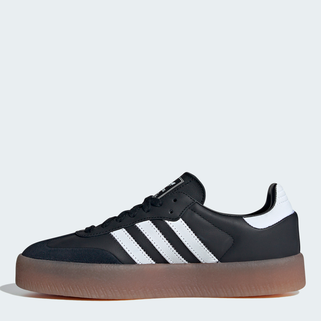 Жіночі кеди низькі Adidas Samba W JI1350 38.5 (5.5UK) 24 см Cblack/Ftwwht/Goldmt (4067897471470) - зображення 3