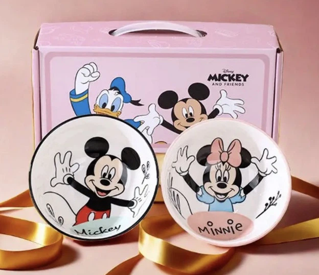 Детская Посуда Disney Подарочный Набор Микки и Минни Маус 2 шт