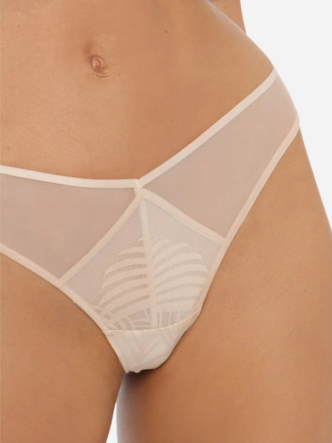 Majtki stringi damskie siateczkowe Esotiq Nacre 41421-08X L Beżowe (5903972269701) - obraz 5