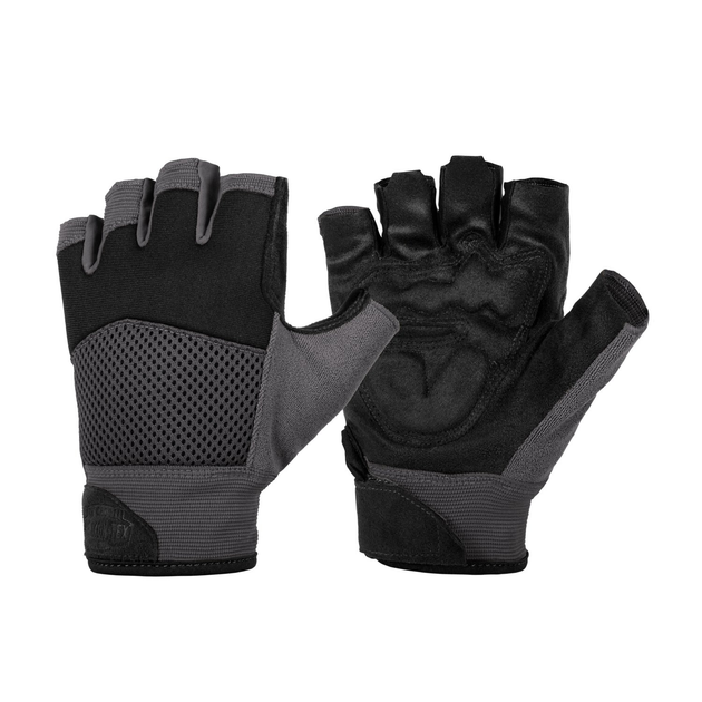 Рукавиці Helikon-Tex HALF FINGER Mk2 GLOVES, Shadow Grey/Black 2XL/Regular (RK-HF2-NE-0135B) - зображення 1