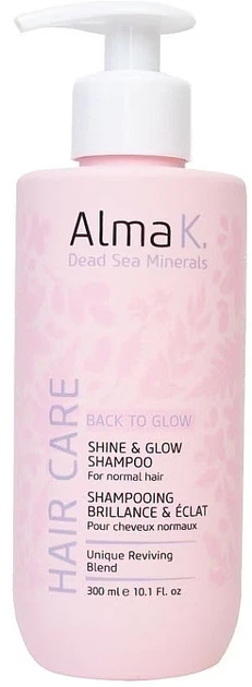 Шампунь для блеска и сияния волос - Alma K. Hair Care Shine & Glow Shampoo 300ml (1092783-1451874-2) - Фото 1 Шампунь для блеска и сияния волос - Alma K. Hair Care Shine & Glow Shampoo 300ml (1092783-1451874-2) - изображение 1