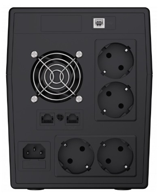 Источник бесперебойного питания (ИБП) Green Cell UPS 900/1500W (UPS04) - изображение 2