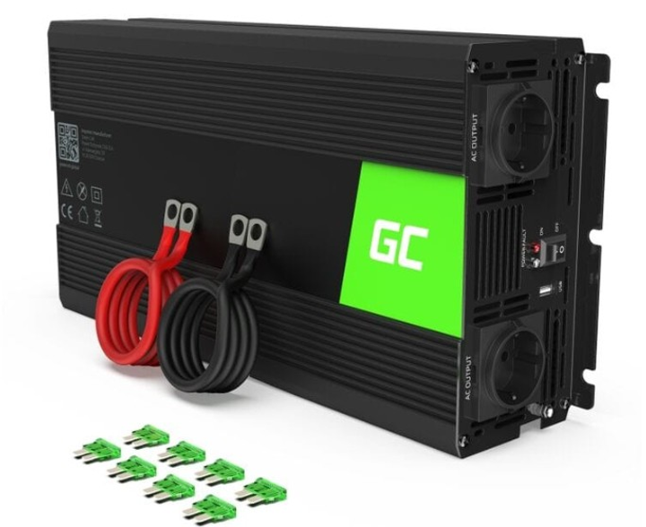 Инвертор Green Cell 12v 230v 1500/3000W - изображение 1