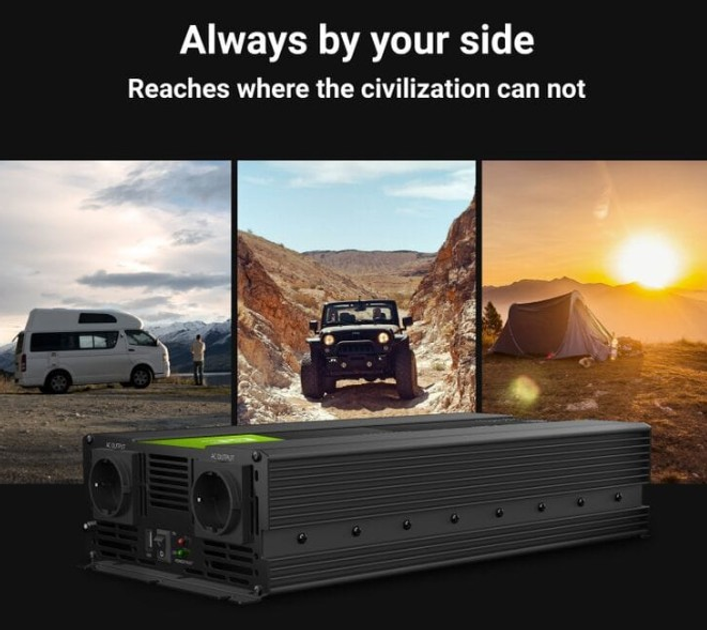 Инвертор Green Cell 12v 230v 1500/3000W - изображение 3