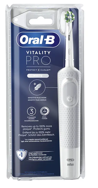 Електрична зубна щітка ORAL-B Vitality Pro White (4210201427582) - зображення 1