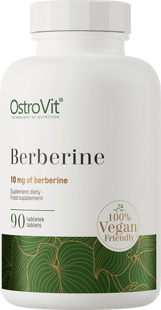Suplement diety OstroVit Berberyna 90 tabletek (5902232619324) - obraz 1
