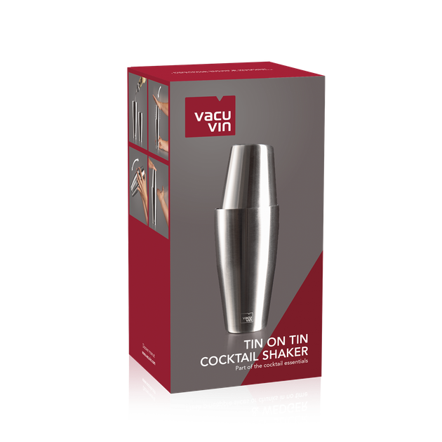 Коктейльний шейкер Vacu Vin Tin on Tin Cocktail Shaker 700/500 мл (78433606) - изображение 2