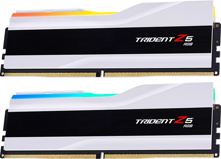 Pamięć RAM G.Skill DDR5-6400 65536MB PC5-51200 (Kit of 2x32768) Trident Z5 RGB (F5-6400J3239G32GX2-TZ5RW) - obraz 1
