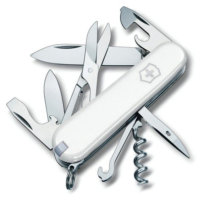 Комплект Victorinox Нож Climber 1.3703.7 + Чехол для ножа универсальный на липучке + Фонарь - изображение 1
