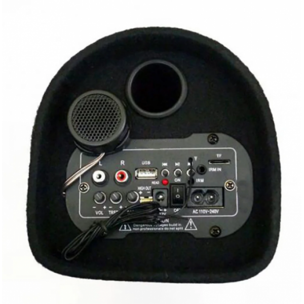 Автомобильный сабвуфер бочка с пультом ZPX Audio ZX-10Sub