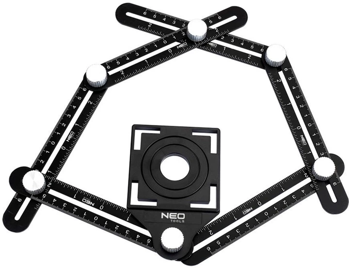 Лінійка NEO Tools кутова 6 рукавів 72-351 (5907558458794) - зображення 5