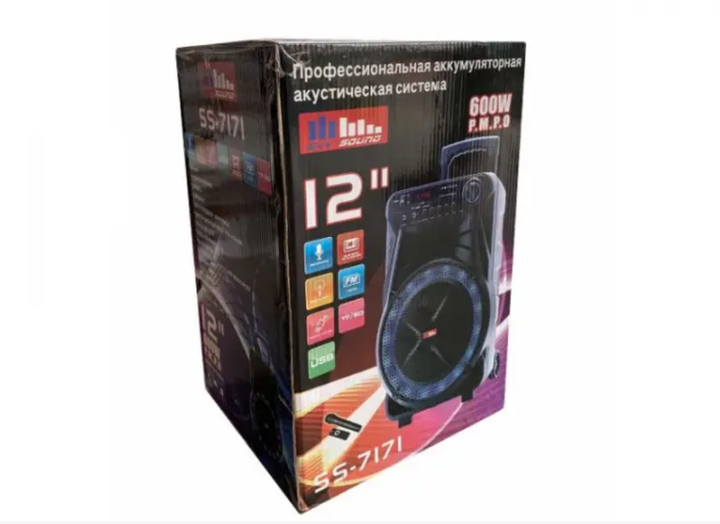 Колонка-чемодан Sky Sound SS-7171 USB/FM/Bluetooth - изображение 2