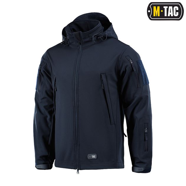 Куртка M-Tac Soft Shell Navy Blue 2XL - зображення 1