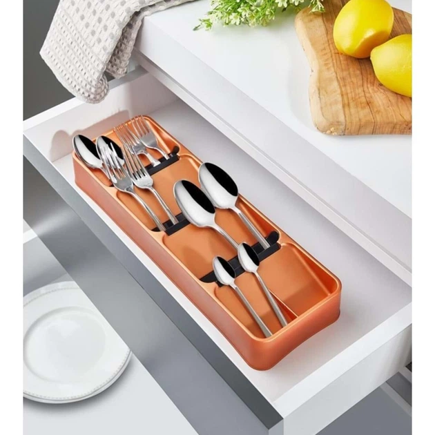 Органайзер для столових приладів Помаранчевий, (01207.orange) - зображення 2