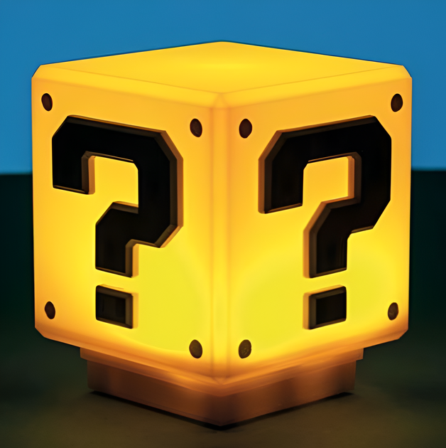 Нічник Super Mario Куб акумуляторний Mini Question Block - зображення 2