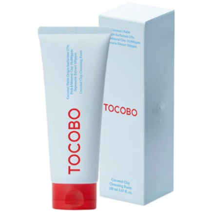 Очищающая пенка для умывания с глиной Tocobo Coconut Clay Cleansing Foam 150 ml - Фото 1 Очищающая пенка для умывания с глиной Tocobo Coconut Clay Cleansing Foam 150 ml - изображение 1