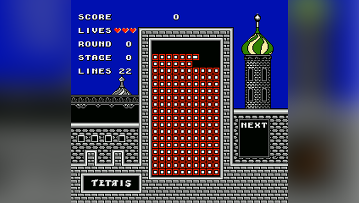 Игра Nintendo Famicom Dendy Tetris (BPS) Английская Версия Только Картридж Б/У - изображение 4