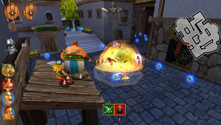 Игра Sony PlayStation Portable Asterix & Obelix XXL 2: Mission: Wifix Английская Версия Б/У - изображение 2
