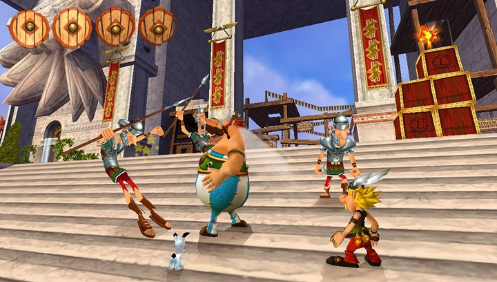 Игра Sony PlayStation Portable Asterix & Obelix XXL 2: Mission: Wifix Английская Версия Б/У - изображение 4