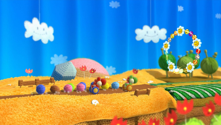 Игра Nintendo Wii U Yoshi's Woolly World Europe Английская Версия Б/У - изображение 4