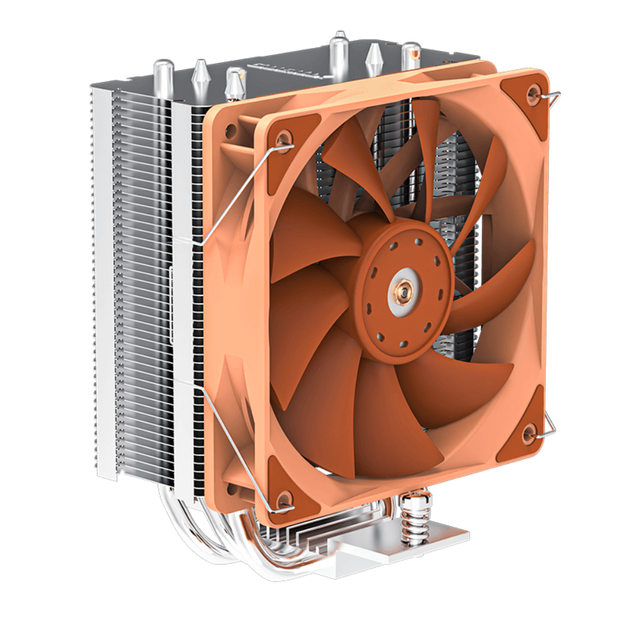 Процессорный кулер GameMax Ice Wind 120 мм Intel/AMD Оранжевый - изображение 1